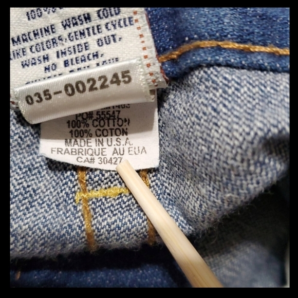 True Religion jeans. Men's Vintage jeans, yellow accent. Size 38 - Picture 12 of 16